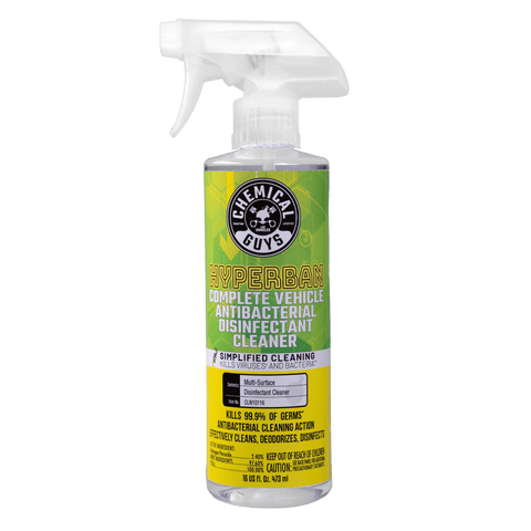 HYPERBAN COMPLETE VEHICLE ANTIBACTERIAL DISINFECTANT CLEANER 16 OZ