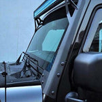 AUXBEAM  50" STRAIGHT LIGHT BAR WINDSHIELD MOUNTING BRACKETS FOR 2007-2017 JEEP WRANGLER JK