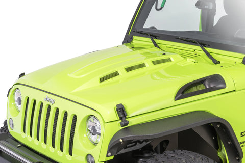 DV8 Offroad HDMB07-02 Heat Dispersion Hood for 07-18 Jeep Wrangler JK