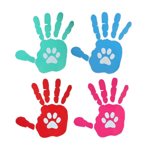 Juliana Wave Paw Print Sticker