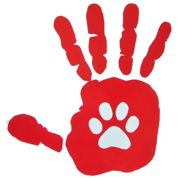 Juliana Wave Paw Print Sticker