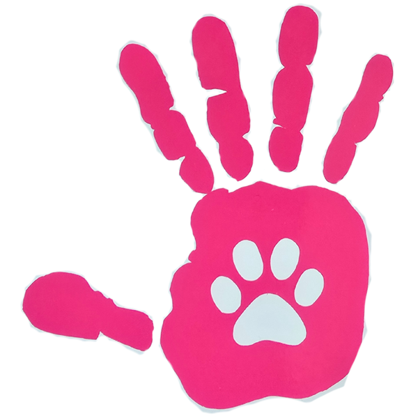Juliana Wave Paw Print Sticker