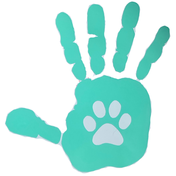 Juliana Wave Paw Print Sticker