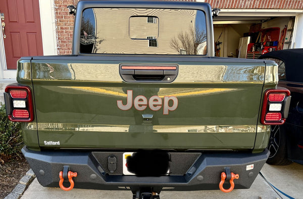 Fishbone Offroad FB22149 Mako Rear Bumper for 20-23 Jeep Gladiator JT