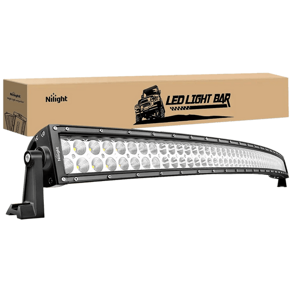 54 Inch 312W Double Row Curved Spot Flood LED Light Bar 31200LM/PC