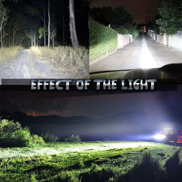 54 Inch 312W Double Row Curved Spot Flood LED Light Bar 31200LM/PC