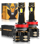 BRIGHTEST GX SERIES 25000LM 120W LED HEADLIGHT BULBS 6500K COOL WHITE