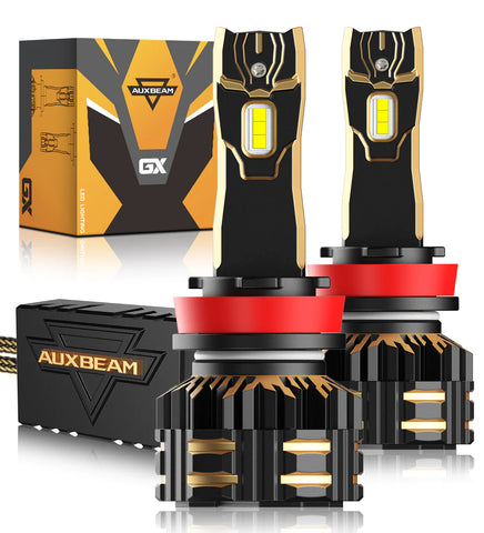 BRIGHTEST GX SERIES 25000LM 120W LED HEADLIGHT BULBS 6500K COOL WHITE