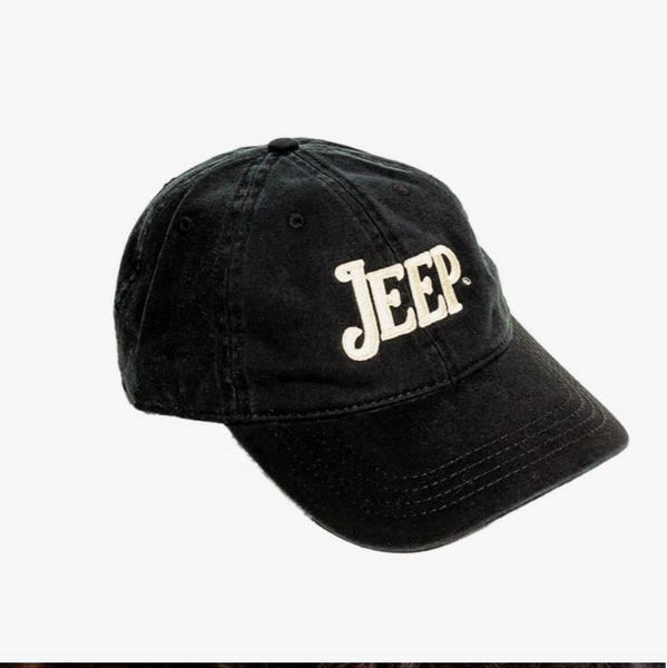 Hat - Jeep Vintage Chino Twill - Black