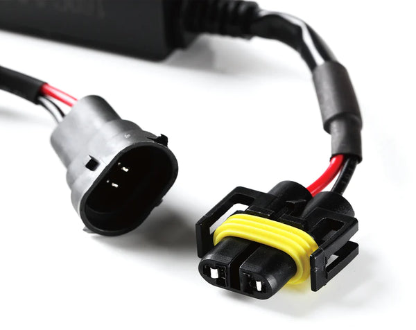 LED Headlight Canbus Wiring Kit Computer Warning Error Free Anti Flicker Resistor Canceler Decoder (Pair) (H8 H9 H11)