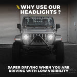 9-Inch Headlights with DRL & Halo Sale price