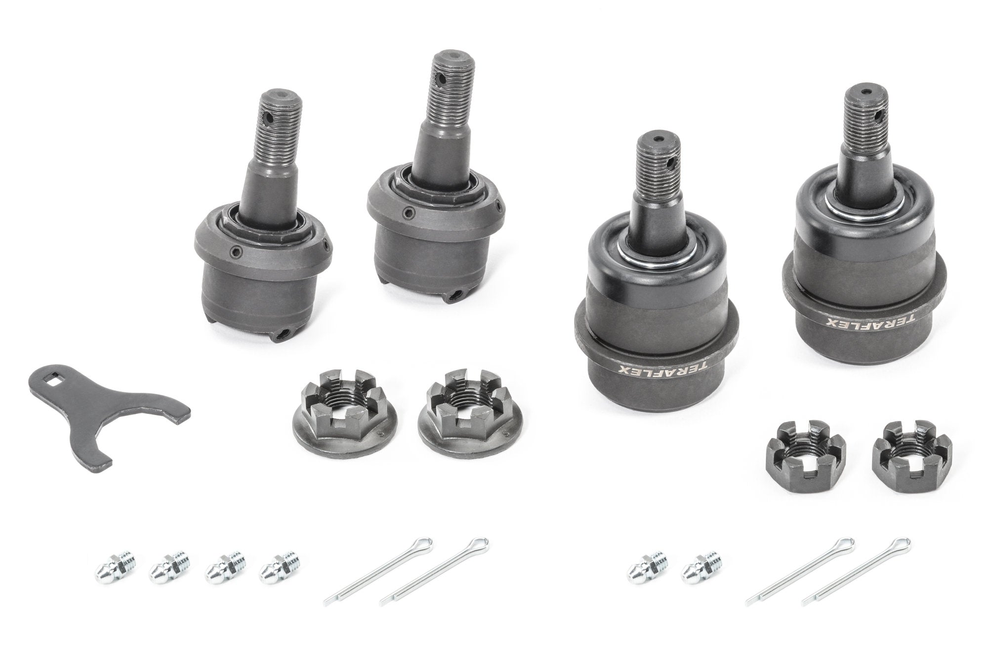 Teraflex 3442002 Heavy Duty Ball Joint Set without Knurling for 07-18 Jeep Wrangler JK