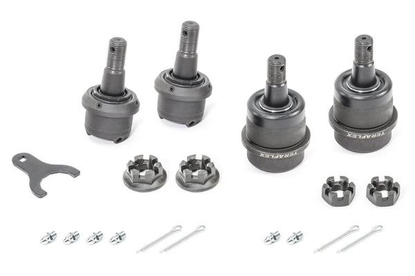 Teraflex 3442002 Heavy Duty Ball Joint Set without Knurling for 07-18 Jeep Wrangler JK