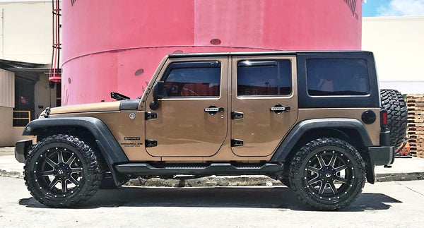 Fuel® Off-Road D53817902650 Maverick Wheel In Matte Black with Machined Accents 17x9 with 5.0in Backspace for 07-24 Jeep Wrangler JK, JL, & Gladiator JT