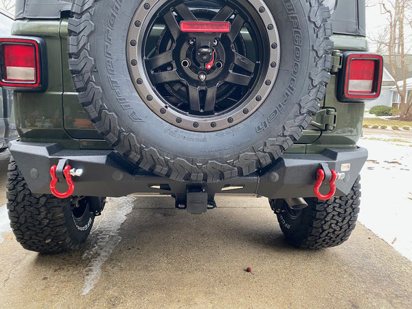 Fishbone Offroad FB22089 Mako Rear Bumper for 18-23 Jeep Wrangler JL
