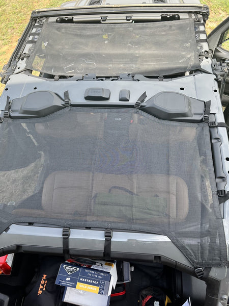 MasterTop ShadeMaker Freedom Mesh Bimini Top Plus for 18-23 Jeep