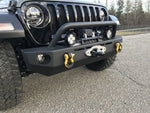 Quadratec QRC Front Winch Ready Bumper Full Width Without Winch for 18-23 Jeep Wrangler JL and 20-23 Gladiator JT