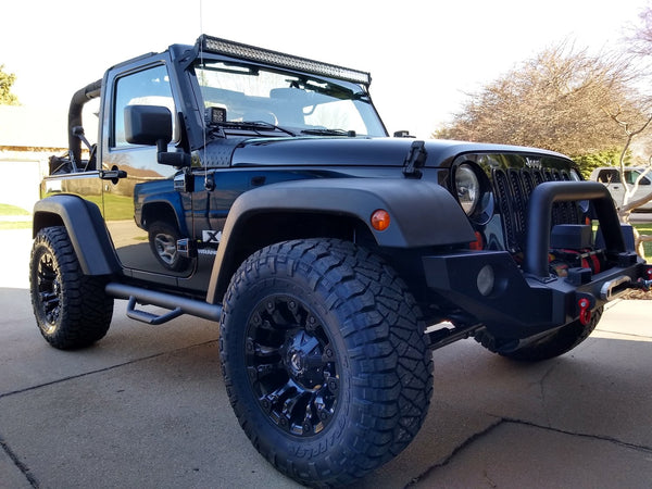 Fuel® Off-Road D560179026 Vapor Wheel In 17x9 with 4.50in Backspace Matte Black for 07-25 Jeep Wrangler JK, JL, & Gladiator JT