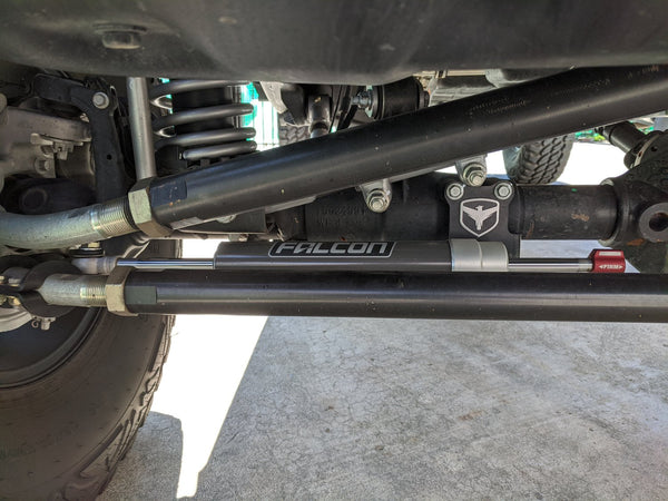 Teraflex 09-02-22-110-000 Falcon Nexus EF 2.2 Fast Adjust Steering Stabilizer for 18-26 Jeep Wrangler JL & Gladiator JT