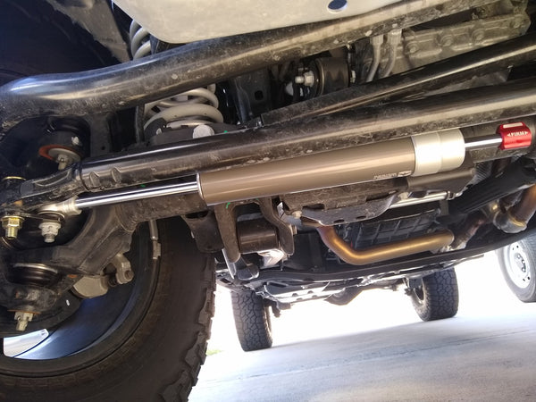 Teraflex 09-02-22-110-000 Falcon Nexus EF 2.2 Fast Adjust Steering Stabilizer for 18-26 Jeep Wrangler JL & Gladiator JT