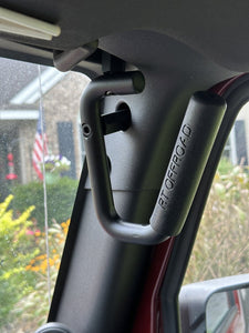 Rugged Ridge 13505.41 Front Steel Grab Handle Set for 07-18 Jeep Wrangler JK