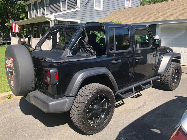 MasterTop Summer Combo Top Plus In Black Diamond for 18-23 Jeep Wrangler JL Unlimited with Hardtop