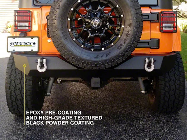 Barricade Trail Force HD Rear Bumper (07-18 Jeep Wrangler JK)