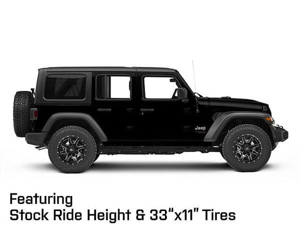 Fuel® Off-Road D53817902650 Maverick Wheel In Matte Black with Machined Accents 17x9 with 5.0in Backspace for 07-24 Jeep Wrangler JK, JL, & Gladiator JT