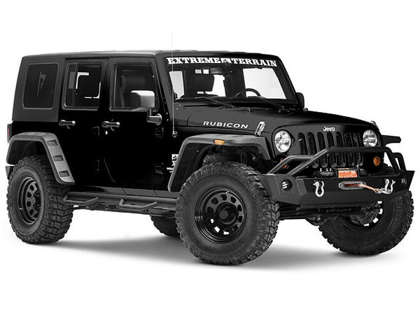 Smittybilt Nerf Side Step Bars; Textured Black (07-18 Jeep Wrangler JK 4-Door)