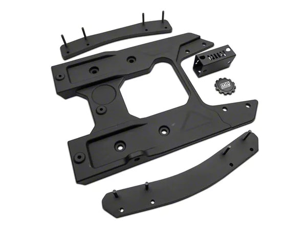 MP Concepts Tailgate Reinforcement and Oversize Spare Tire Carrier Mounting Bracket Kit (18-24 Jeep Wrangler JL) Item J137874-JL