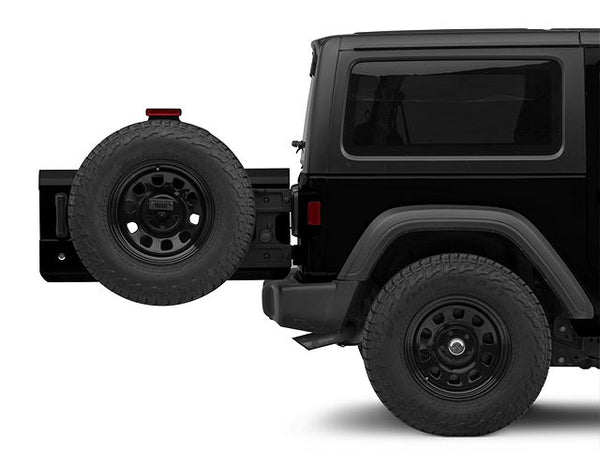 MP Concepts Tailgate Reinforcement and Oversize Spare Tire Carrier Mounting Bracket Kit (18-24 Jeep Wrangler JL) Item J137874-JL