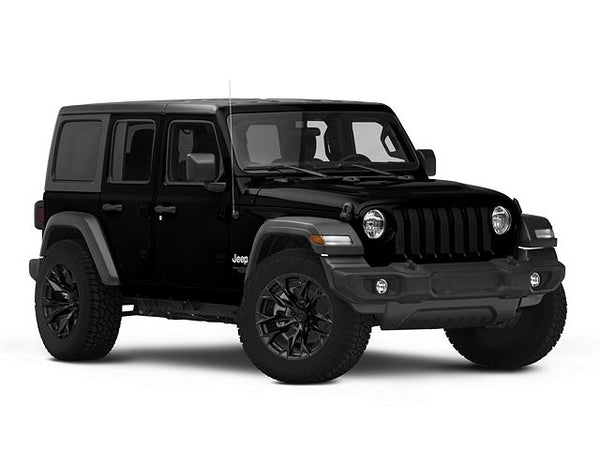 20x10 Fuel Wheels Flame & 35in NITTO All-Terrain Ridge Grappler A/T Tire Package; Set of 5 (18-25 Jeep Wrangler JL)