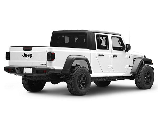 Renegade Series Sequential LED Tail Lights; Black Housing; Smoked Lens (20-24 Jeep Gladiator JT w/ Factory Halogen Tail Lights)