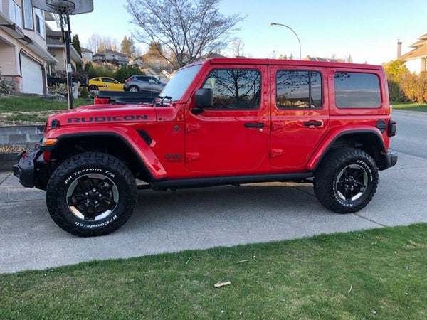 3.5in Suspension Lift Kit with Control Arm Drop with Vertex Reservoir Shocks for 18-23 Jeep Wrangler JL Unlimited
