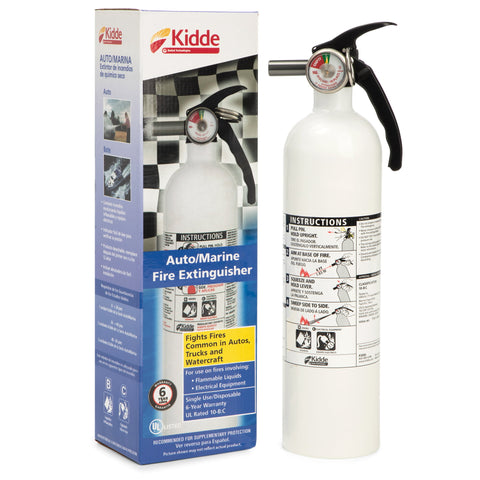 Kidde Auto/Marine UL Listed Fire Extinguisher, 10-B:C Rated