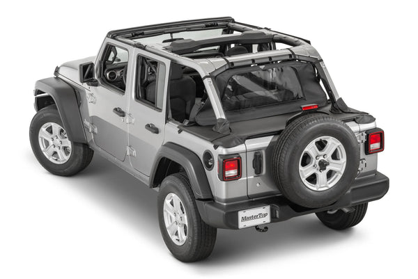 MasterTop Summer Combo Top Plus In Black Diamond for 18-23 Jeep Wrangler JL Unlimited with Hardtop