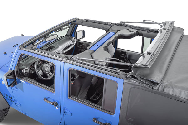 MasterTop Complete Soft Top Kit for 07-18 Jeep Wrangler JK Unlimited 4-Door