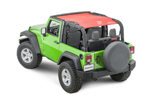 MasterTop Shademaker Bimini Top Plus for 07-18 Jeep Wrangler JK 2-Door