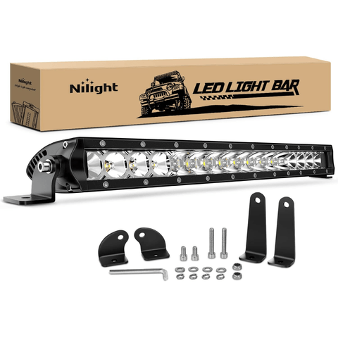 17" 80W 8000LM Slim Spot/Flood LED Light Bar