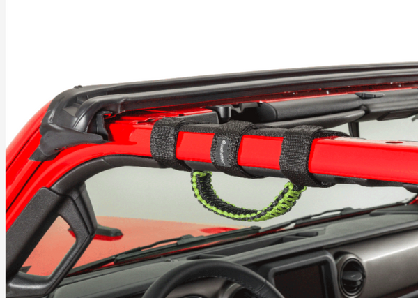 3 IN Paracord Front Grab Handle Pair for 97-23 Jeep Wrangler JL, JT, JK & TJ