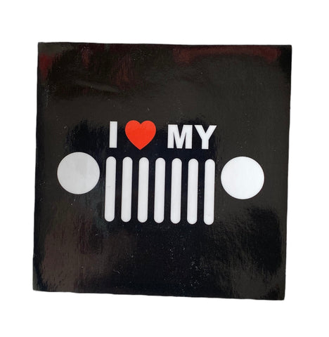 I Love my Jeep- Sticker