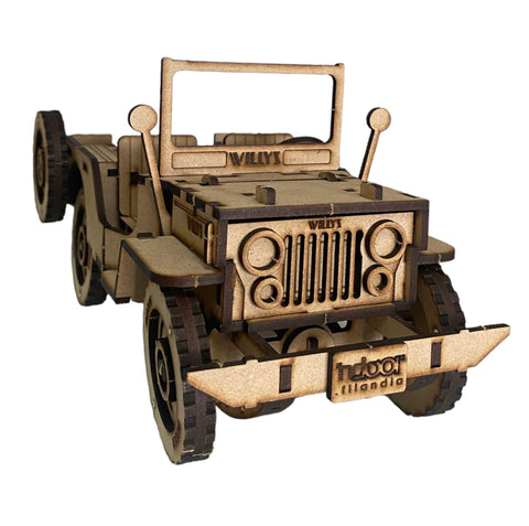 Jeep Willys Wood 3D puzzle