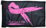 Pink Ribbon Fight Like A Girl Flag