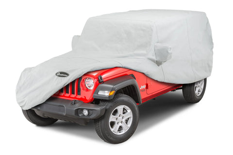 Quadratec Softbond 3-Layer Full Car Cover for 07-25 Jeep Wrangler JK & JL Unlimited