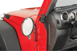 Quadratec Adventure Mirrors with Round Head for 76-23 Jeep Wrangler JL, JK, TJ, YJ, CJ & Gladiator JT