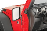 Quadratec Adventure Mirrors with Square Head for 76-23 Jeep Wrangler JL, JK, TJ, YJ, CJ & Gladiator JT