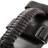 Rugged Ridge 13505.30 Paracord Grab Handles in Black for 97-23 Jeep Wrangler & Gladiator JT