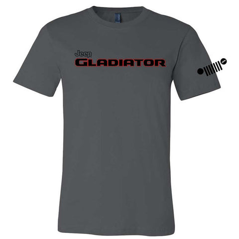 Mens Jeep® Gladiator Red/Black T-Shirt - Slate Grey