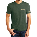 Mens Jeep® For All Life's Adventures T-Shirt - Heather Forest Green