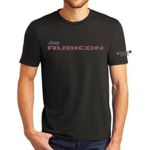 Mens Jeep® Rubicon T-Shirt - Heather Black Triblend
